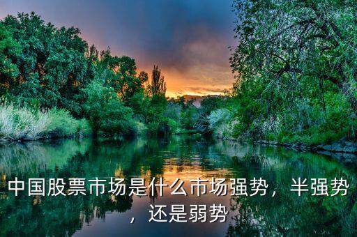 中國(guó)股票市場(chǎng)是什么市場(chǎng)強(qiáng)勢(shì)，半強(qiáng)勢(shì)，還是弱勢(shì)