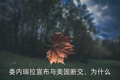 委內(nèi)瑞拉宣布與美國斷交，為什么