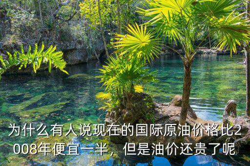 為什么有人說現(xiàn)在的國際原油價格比2008年便宜一半，但是油價還貴了呢
