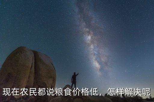 現(xiàn)在農(nóng)民都說(shuō)糧食價(jià)格低，怎樣解決呢