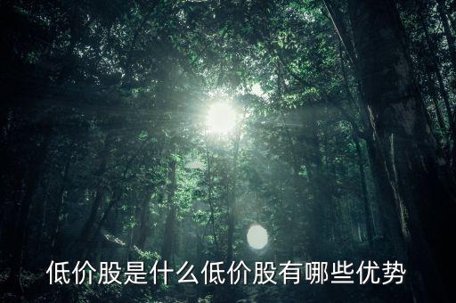 買低價(jià)股有什么好處,低價(jià)股有哪些優(yōu)勢