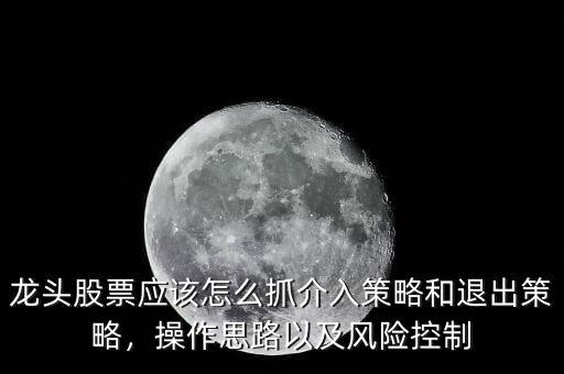 龍頭股票應(yīng)該怎么抓介入策略和退出策略，操作思路以及風(fēng)險(xiǎn)控制