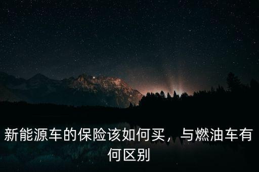 新能源汽車(chē)保險(xiǎn)怎么買(mǎi),新能源車(chē)的保險(xiǎn)該如何買(mǎi)