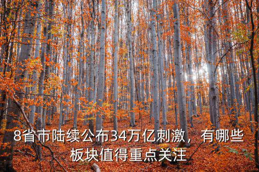 8省市陸續(xù)公布34萬(wàn)億刺激，有哪些板塊值得重點(diǎn)關(guān)注