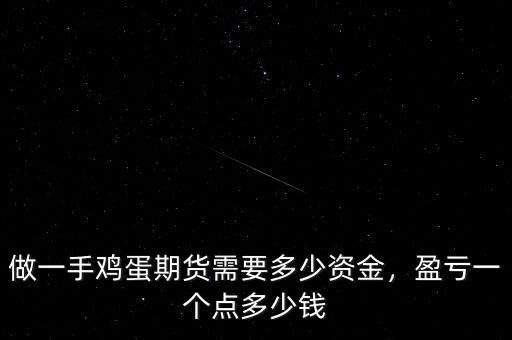 期貨雞蛋手續(xù)費(fèi)是多少,盈虧一個(gè)點(diǎn)多少錢(qián)
