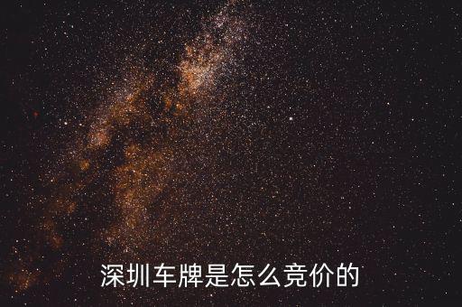 深圳車(chē)牌競(jìng)價(jià)多少錢(qián),第4期最低價(jià)多少
