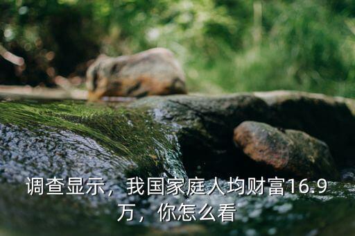 調查顯示，我國家庭人均財富16.9萬，你怎么看