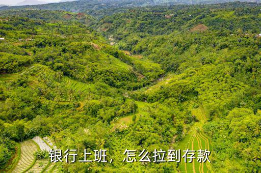 銀行上班，怎么拉到存款