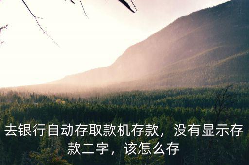 一萬五存款機怎么顯示,沒有顯示存款二字