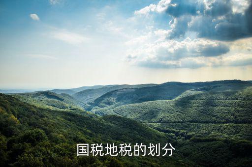 地稅分為什么種類，國(guó)稅地稅的劃分