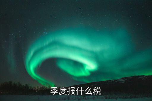 企業(yè)季度申報報什么，一般納稅人商業(yè)企業(yè)查賬征收月度季度分別要申報哪些稅種