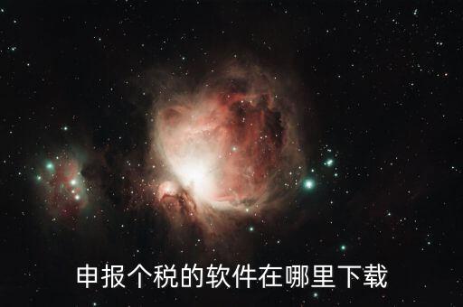 個(gè)人所得稅申報(bào)什么軟件，個(gè)人工資免稅申請(qǐng)下載什么軟件