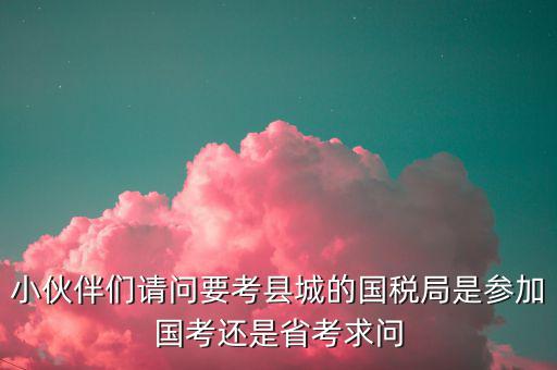 國考縣國稅局什么級別，縣級國稅屬于地市級嗎