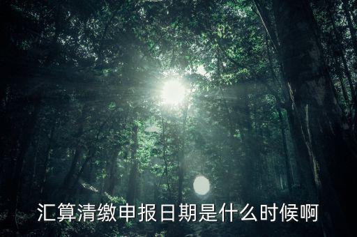 江西省匯算清繳什么時候開始，所得稅匯算清繳的時間一般是在什么時候呢是每年都必須要做嗎