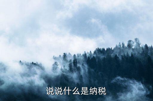 納稅比喻什么，納稅的知識啥叫納稅額納稅率