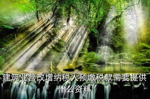 預繳增值稅要什么資料，在外地有個工程想用人工費發(fā)票增值稅來抵預交稅款的增值稅需