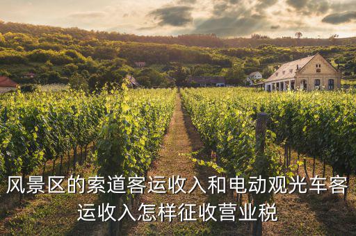 索道按什么收增值稅，風景區(qū)的索道客運收入和電動觀光車客運收入怎樣征收營業(yè)稅