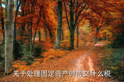 自用固定資產(chǎn)交什么稅，固定資產(chǎn)交易稅
