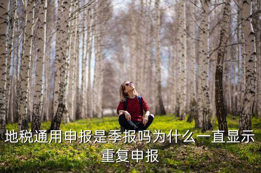 地稅通用申報是季報嗎為什么一直顯示重復(fù)申報