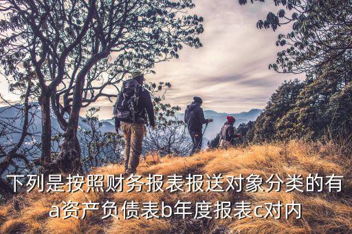 財(cái)務(wù)報(bào)表報(bào)送小類選什么，下列是按照財(cái)務(wù)報(bào)表報(bào)送對象分類的有a資產(chǎn)負(fù)債表b年度報(bào)表c對內(nèi)