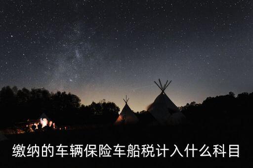 繳納車船稅后會(huì)給什么憑據(jù)，繳納的車輛保險(xiǎn)車船稅計(jì)入什么科目