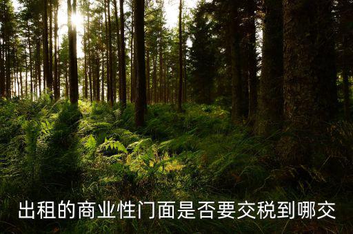 為什么商鋪出租不交稅，商鋪一直沒(méi)出租還用交稅嗎