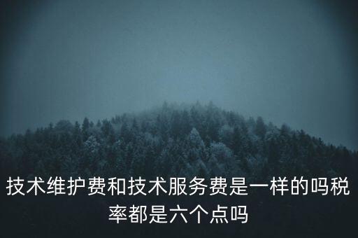 技術維戶費交什么稅，維修費交什么稅