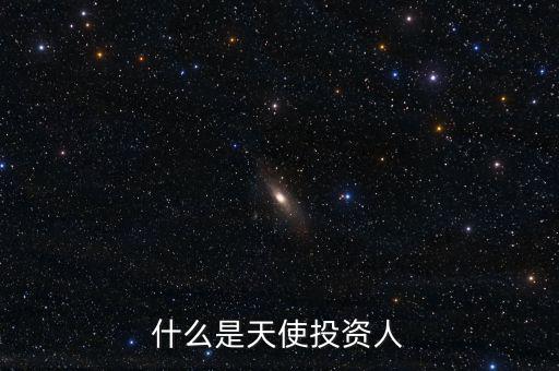 什么叫天使投資個人，天使投資人什么意思