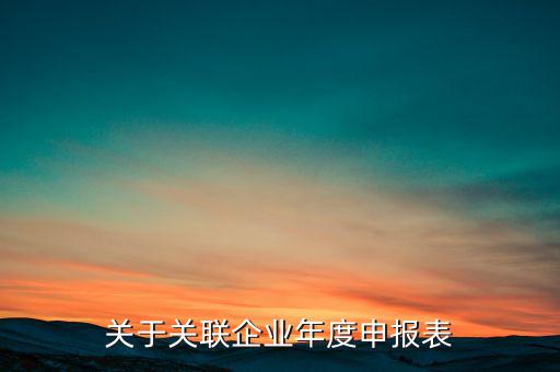 什么是關(guān)聯(lián)申報表，小規(guī)模納稅人2013年年報年度關(guān)聯(lián)企業(yè)申報表怎么填