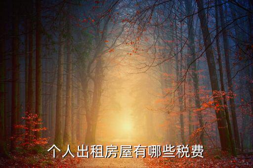 出租自建房屋交什么稅，自建廠房出租須交納什么稅