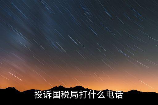 投訴國(guó)稅局 打什么電話，稅務(wù)局什么舉報(bào)電話呀居然沒人接太可惡了