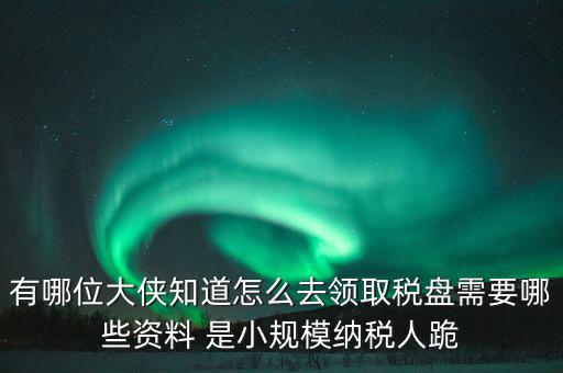 稅盤開通要什么資料，去稅務(wù)局辦理稅控盤需要什么資料流程怎么走呢