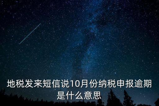 報(bào)稅延期什么意思，地稅申報(bào)超時(shí)是什么意思