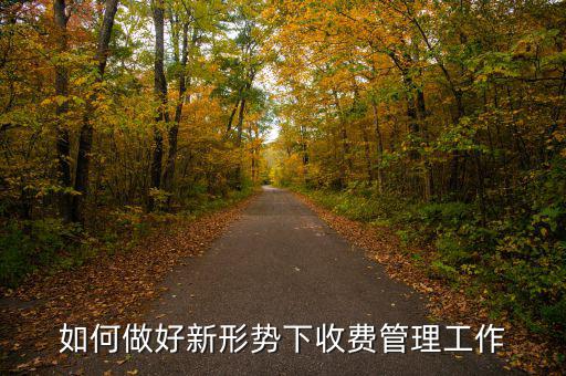 如何搞好征費(fèi)管理工作，如何做好新形勢下收費(fèi)管理工作