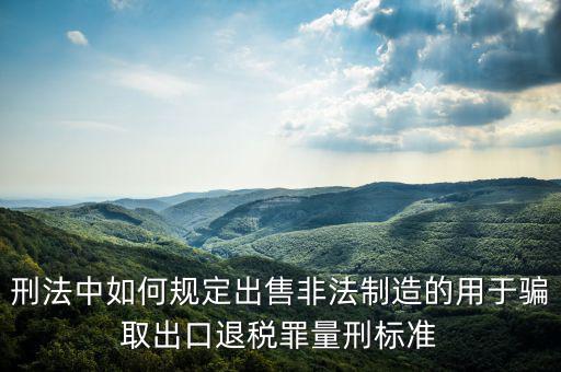 如何騙取出口退稅，請問關(guān)于騙取出口退稅罪的認(rèn)定