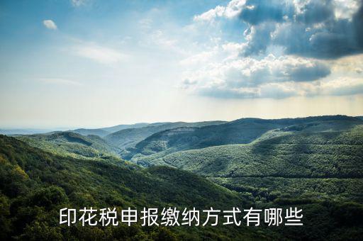 印花稅如何申報繳納，印花稅申報流程