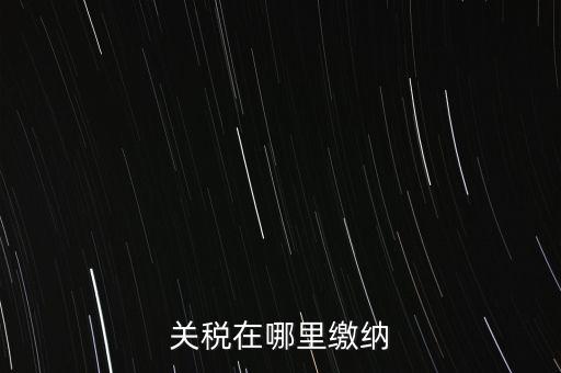 如何用微信青島交關(guān)稅，關(guān)稅在哪里繳納