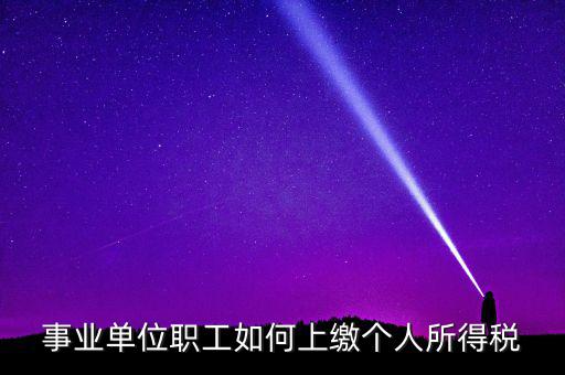 事業(yè)單位如何補繳個稅，事業(yè)單位補發(fā)工資個人所得稅如何繳納