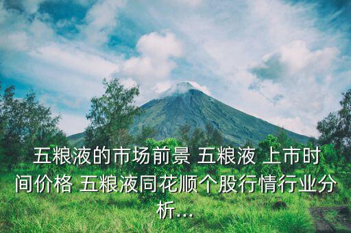  五糧液的市場前景 五糧液 上市時(shí)間價(jià)格 五糧液同花順個(gè)股行情行業(yè)分析...