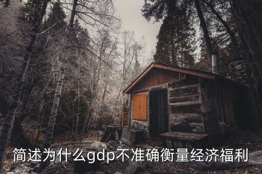 簡述為什么gdp不準確衡量經(jīng)濟福利