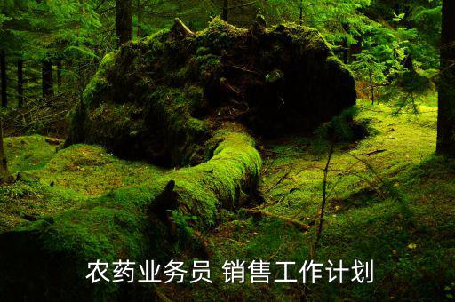  農(nóng)藥業(yè)務員 銷售工作計劃