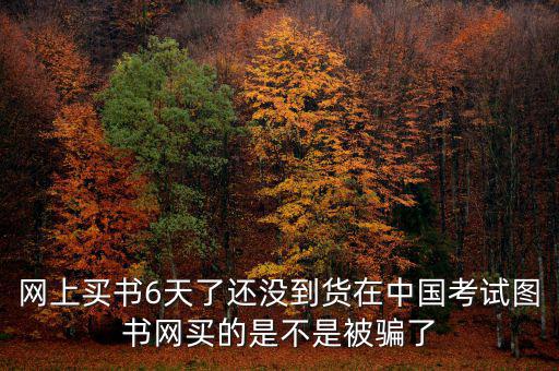 雙十一風波什么時候過，網上買書6天了還沒到貨在中國考試圖書網買的是不是被騙了