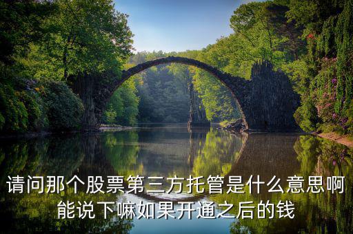 股票托管轉(zhuǎn)入是什么意思，托管轉(zhuǎn)出是什么意思