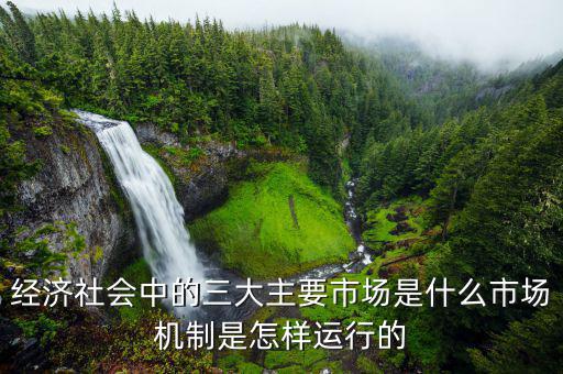 經(jīng)濟(jì)學(xué)中的主要市場是什么，宏觀經(jīng)濟(jì)學(xué) 兩大市場是什么