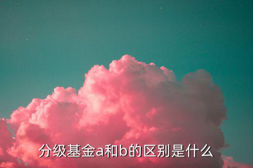 什么是a份額，分級基金A份額是什么意思