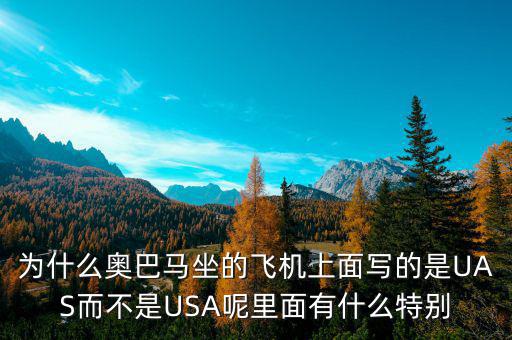 奧巴馬寫的代碼是什么，為什么奧巴馬坐的飛機上面寫的是UAS而不是USA呢里面有什么特別