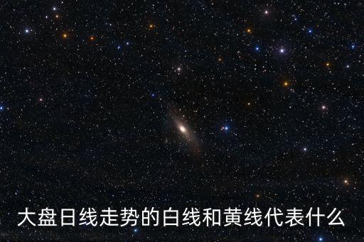 大盤(pán)日線走勢(shì)的白線和黃線代表什么