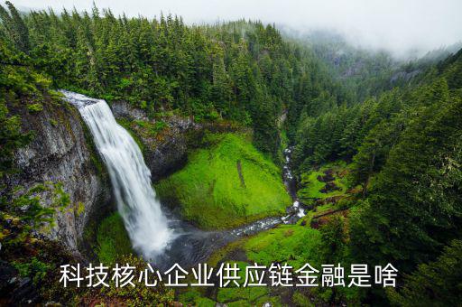 什么是科技與金融對接，科技核心企業(yè)供應(yīng)鏈金融是啥