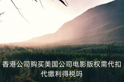 進(jìn)口影視版權(quán)交什么稅，海外電視版權(quán)引入是否免征增值稅