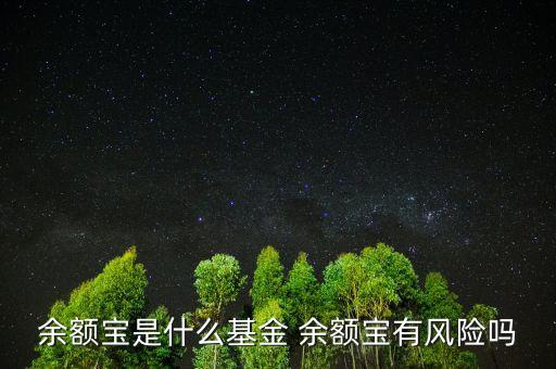 余額寶投資的是什么基金，余額寶是哪家基金管理公司